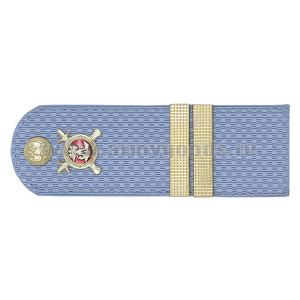 Погоны Полиции (ОВД) на голубую рубашку (без канта), укомпл. мет. фурнитурой (мл. сержант) пластик