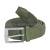Ремень брючный плетеная резинка (ширина 34 мм) с одношпеньковой пряжкой оливковый