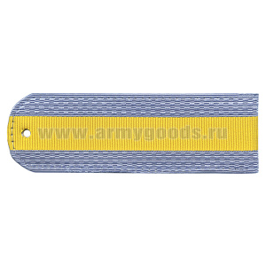 Погоны серо-голубые старшина без канта (Полиция (ОВД) на рубашку) нов/обр (на пластике)