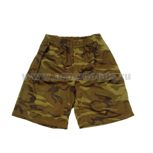 Шорты "Сетка" 4-хцветные зеленые