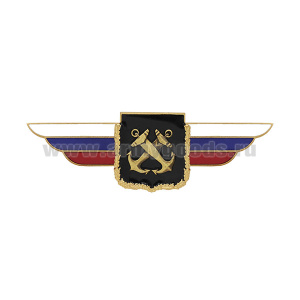 Значок мет. Должностной знак командующего флотом (кроме СФ) и Каспийской флотилией (№59)