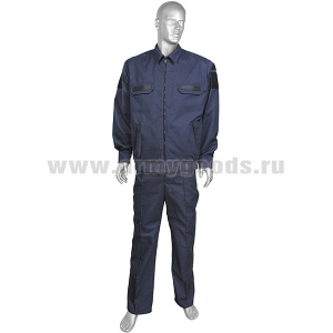 Костюм лет. МО офисный синий (ткань Rip-Stop) (ТУ 858-6291-2013) 