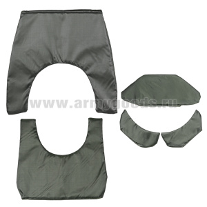 Бронеэлементы из СВМПЭ для воротника тактического