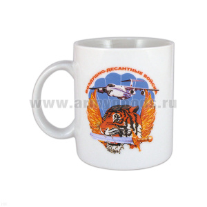 Кружка фарф. (0,25 л) ВДВ (тигр)