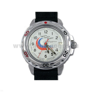 Часы наручные механич. "Командирские" (без автоподзавода) Дизайн циферблата может несколько отличаться от представленного на фото