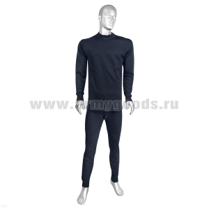 Белье зимнее п/ш синее (для ВВС) плоские швы