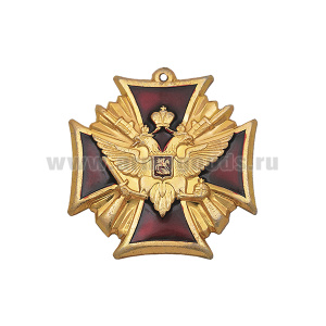 Основание к медали ДМБ (орел, красный крест) зол