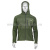 Кофта тактическая 5.11 флисовая с капюшоном оливковая
