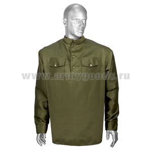 Гимнастерка сувенирная РККА (СА) хлопок 40%, полиэстер 60% (2395, 2396) (р-ры 46-52)