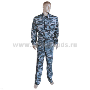 Костюм лет. Полевой (на пуг) 4-хцветный серый