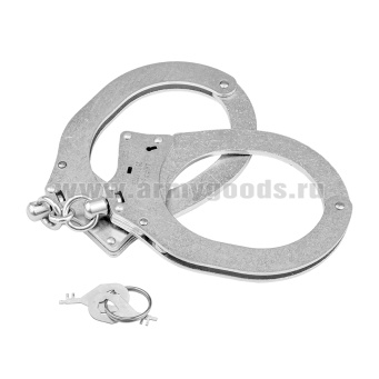 Наручники АЖУР-Р (конвойные двухзвенные) ключи в комплекте (р-р 4)