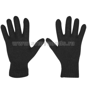 Перчатки п/ш одинарные черн.