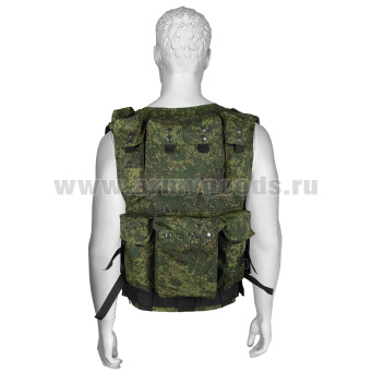 Жилет разгрузочный тактический Армейский "русская цифра" (х/б Rip-Stop)