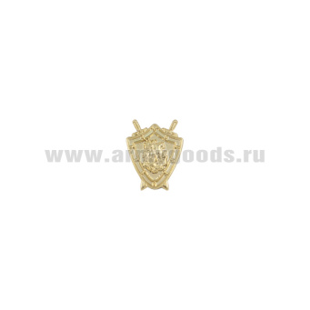 Эмбл. на погоны мет. Следственный комитет зол. (на закрутке)