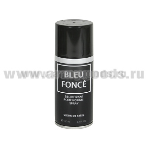 Дезодорант парфюмированный мужской (спрей) Темно-синий (150 мл) уценка (истек срок годности)
