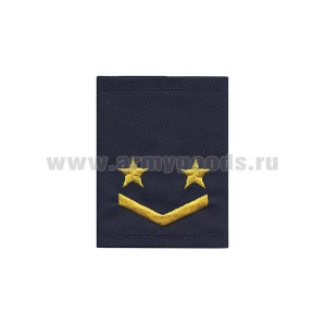 Ф/пог. Метрополитен (синие) вышит. желт. (1 лычка 2 звезды)