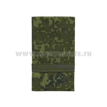 Ф/пог. русская цифра с нашит. текстильным галуном оливк. (ефрейтор) на липучке (пластик)