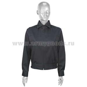 К. жакет форм. п/ш (на молнии) Женский иссиня-черный ФСБ/ПС ФСБ женская