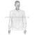 Рубашка форм. офиц. женская (дл.рук.) белая  р-ры с 43