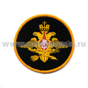 Шеврон вышит. ПВО (210 пр.) люрекс