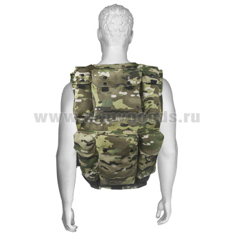Жилет разгрузочный тактический Армейский "мультикам" (ткань Rip-Stop)