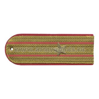 Погоны парадные золотые (металлиз.) Полиция, вышит. канителью (майор)