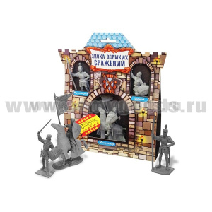 Набор игрушек пластмассовых "Крестоносцы" (№1) (фигурки 3 шт)