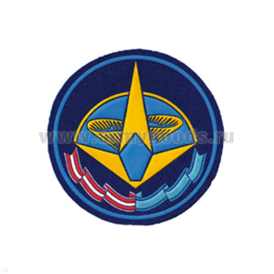 Шеврон пластизолевый Космодром Плесецк нов/обр