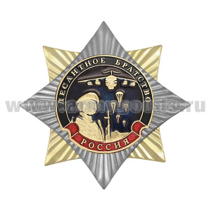 Значок мет. Орден-звезда Десантное братство