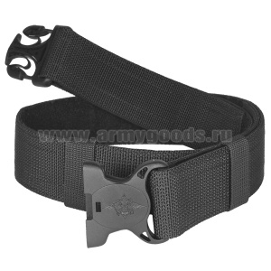 Ремень Полиции тесьма с пласт. пряжкой (с орлом МВД) черный (длина 150 см)