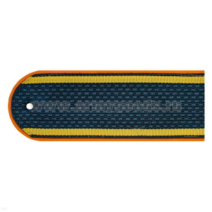 Погоны серо-синие (оранж. кант) курсант. без «К» (МЧС на китель) пластик