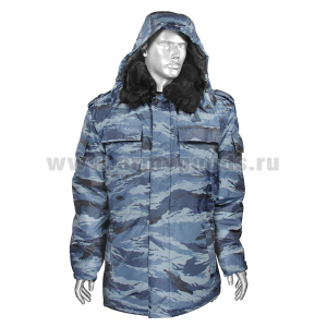 Кртк зим. Аляска (мод. N) "камыш" серый (ткань "оксфорд")