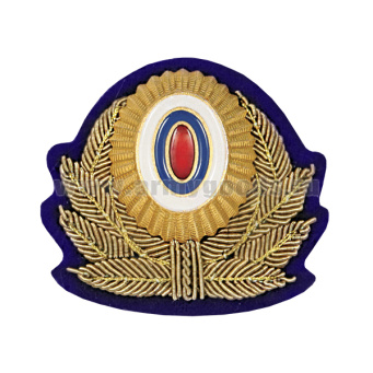 Кокарда канит. лат. ГИБДД бол. (синий фон)