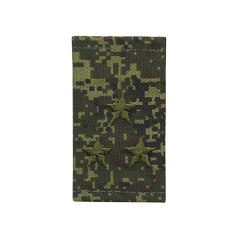 Ф/пог. "русская цифра" вышит. оливк. (полковник) на липучке (пластик)