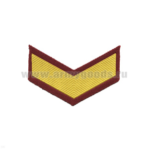 Курсовка пластизол. 1 курс (крапов.) галочка широкая (18 мм)