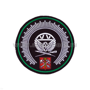 Шеврон пластизолевый КК ВТУ ЖДВ и ВОСО (нов/обр) кругл.