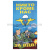 Пол-це махрово-велюровое За ВДВ! (Никто кроме нас!) (2 десантника на фоне парашютов) (75 x 150 см)
