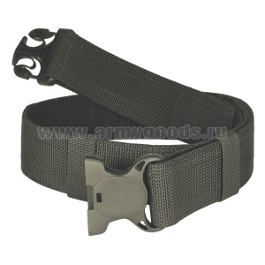 Ремень тесьма (ширина 50 мм) с пласт. пряжкой (оливковый) (длина 150 см)