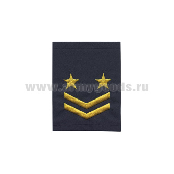 Ф/пог. Метрополитен (синие) вышит. желт. (2 лычки 2 звезды)