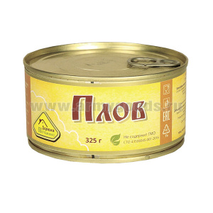 Консервы мясорастительные Плов со свининой (325 г) до 05.2026 и ранее