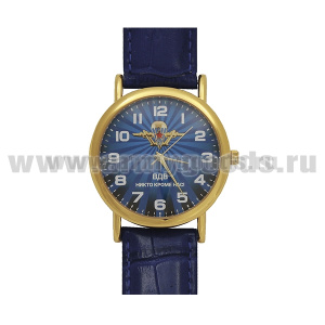 Часы наручные кварцевые "Слава" ВДВ Никто кроме нас! (цвета циферблата и ремешка в ассортименте)