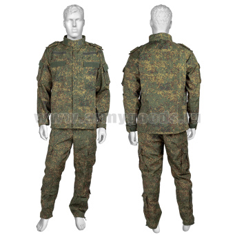 Костюм д/с ВКПО "русская цифра" (ткань микро "rip-stop", утепл. - флис) 20% хлопок, 80% полиэстер