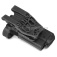 Кобура тактическая под пистолет Глок с отделением под фонарик (ударопрочный полиамид) черная
