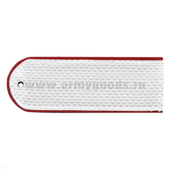 Погоны белые (красн. кант) чист. (Полиция на белую рубашку)