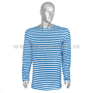 Тельняшка лет. х/б набивная голубая