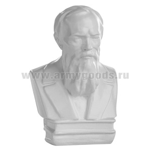 Бюст Достоевского Ф.М. (гипс, высота 10 см)