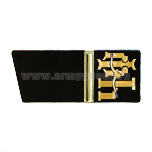 Погоны ДМБ бол. черные ЧФ (ст. матрос)