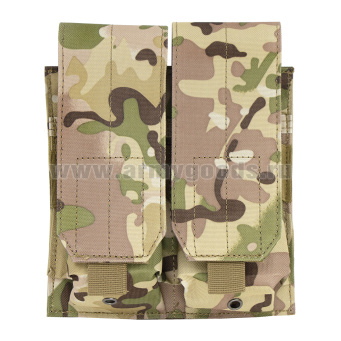Подсумок для 2 магазинов АК ("мультикам") (с системой крепления "MOLLE") Китай