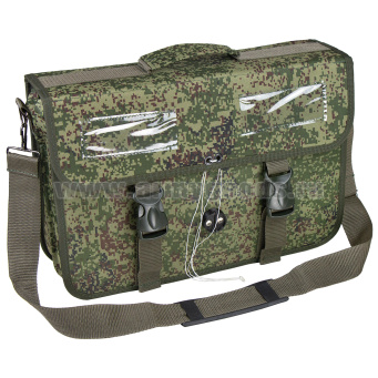 Портфель архивный №2 (два отделения) (для хранения документов с опечатыванием) (40x10x27 см) "русская цифра"