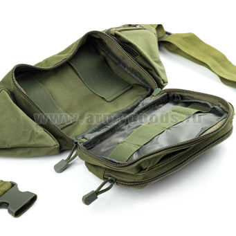 Сумка поясная оливковая (с системой крепления "MOLLE")